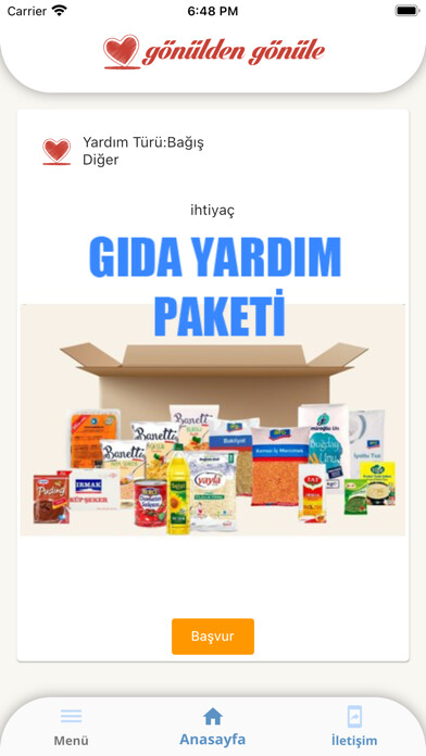 Emulate iPhone app Burdur Gönülden Gönüle using MyAndroid
