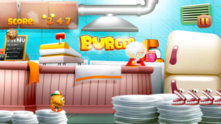 Emulate iPhone app Burger Diner Run using MyAndroid