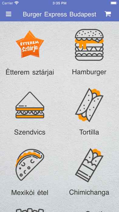 Emulate iPhone app Burger Express Budapest using MyAndroid Emulate iPhone app Burger Express Budapest using MyAndroid