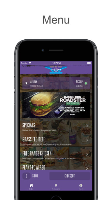 Emulate iPhone app BurgerFuel USA using MyAndroid Emulate iPhone app BurgerFuel USA using MyAndroid