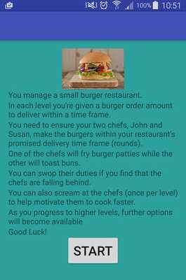 Emulate Android APK Burger Maker Challenge Emulate Android APK Burger Maker Challenge