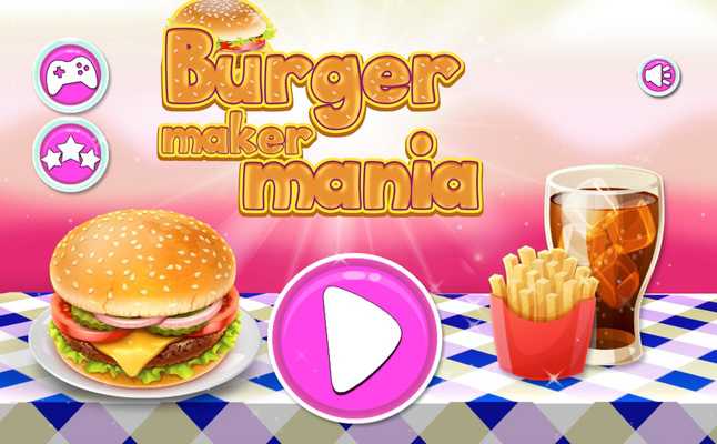 Emulate Android APK Burger Maker Mania : Chef Game Emulate Android APK Burger Maker Mania : Chef Game