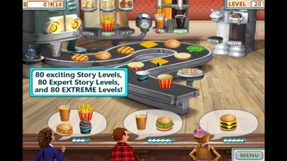 Emulate iPhone app Burger Shop (No Ads) using MyAndroid