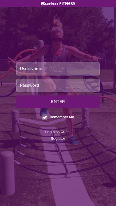 Emulate iPhone app Burke Fitness using MyAndroid