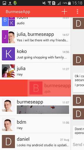 Run android online APK BurmeseApp from MyAndroid or emulate BurmeseApp using MyAndroid