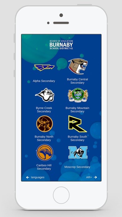 Emulate iPhone app Burnaby Schools Map using MyAndroid Emulate iPhone app Burnaby Schools Map using MyAndroid