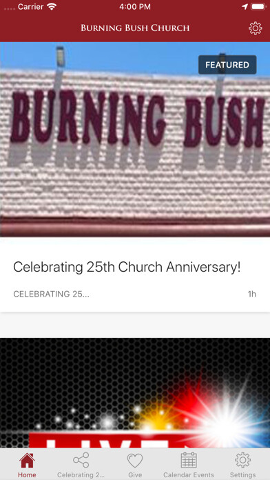 Emulate iPhone app Burning Bush Church-Bushpower using MyAndroid Emulate iPhone app Burning Bush Church-Bushpower using MyAndroid