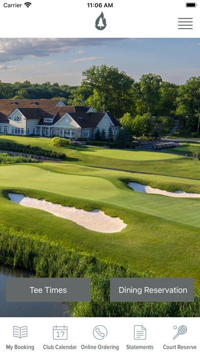 Emulate iPhone app Burning Tree Country Club using MyAndroid