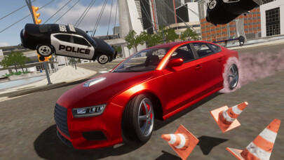 Emulate iPhone app Burnout: Race Car Drift Drive using MyAndroid