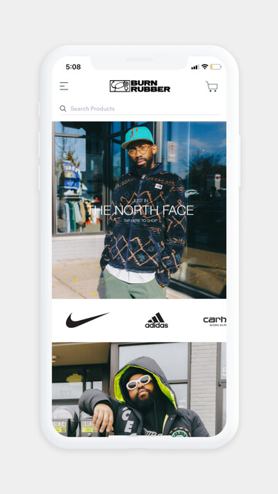 Emulate iPhone app Burn Rubber Sneaker Boutique using MyAndroid Emulate iPhone app Burn Rubber Sneaker Boutique using MyAndroid