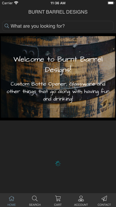 Emulate iPhone app Burnt Barrel Designs using MyAndroid Emulate iPhone app Burnt Barrel Designs using MyAndroid