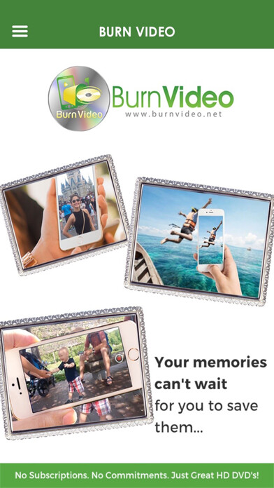Emulate iPhone app Burn Video -Memories Delivered using MyAndroid Emulate iPhone app Burn Video -Memories Delivered using MyAndroid