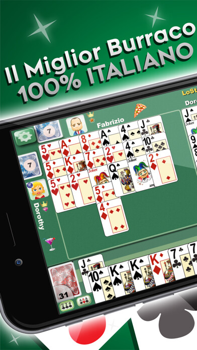 Emulate iPhone app Burraco e Pinelle Online using MyAndroid