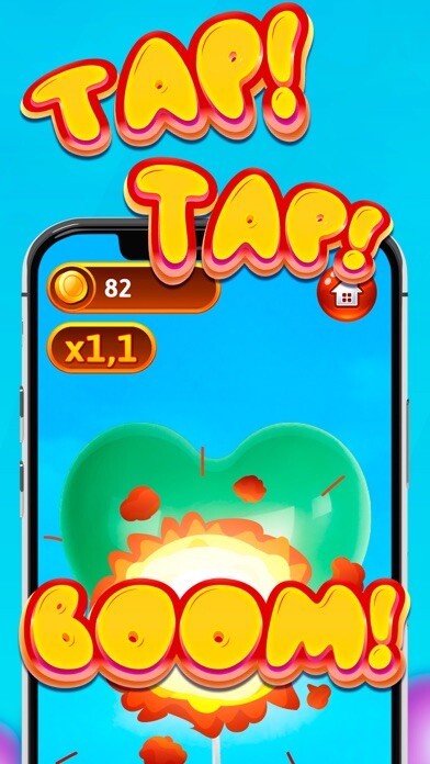 Emulate iPhone app Bursting Balloons using MyAndroid