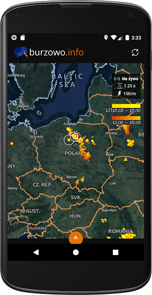 Run android online APK Burzowo.info - Lightning map from MyAndroid or emulate Burzowo.info - Lightning map using MyAndroid