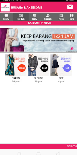Run android online APK Busana dan Aksesoris from MyAndroid or emulate Busana dan Aksesoris using MyAndroid