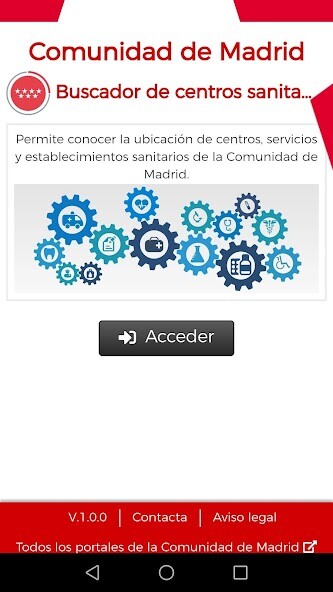 Run android online APK Buscador de centros sanitarios from MyAndroid or emulate Buscador de centros sanitarios using MyAndroid