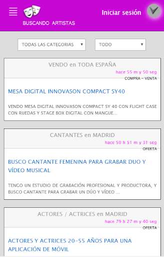 Emulate Android APK Buscando Artistas