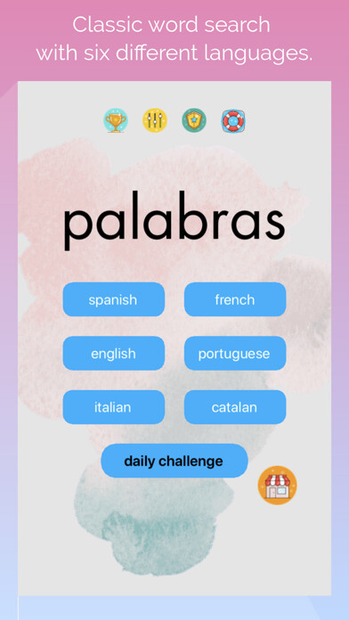 Emulate iPhone app busca palabras: word search using MyAndroid Emulate iPhone app busca palabras: word search using MyAndroid