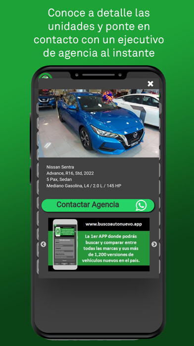 Emulate iPhone app Busco Auto Nuevo using MyAndroid