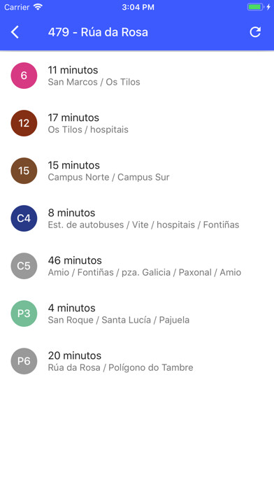 Emulate iPhone app Bus Compostela using MyAndroid Emulate iPhone app Bus Compostela using MyAndroid