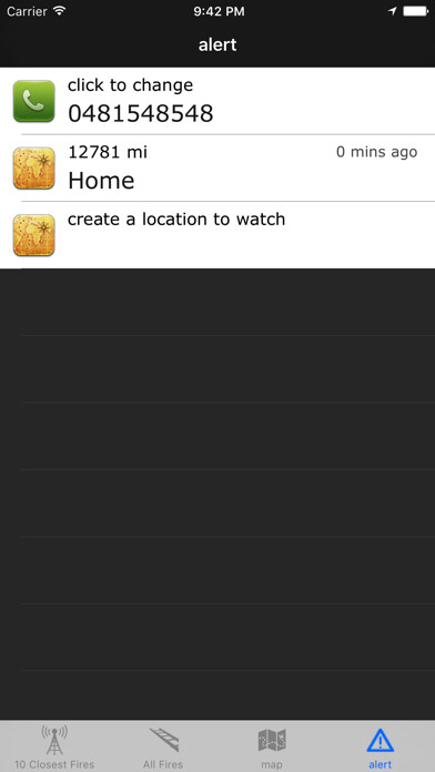 Emulate iPhone app Bush Fire - Australia using MyAndroid