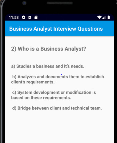 Emulate Android APK Business Analyst Interview Questions Emulate Android APK Business Analyst Interview Questions