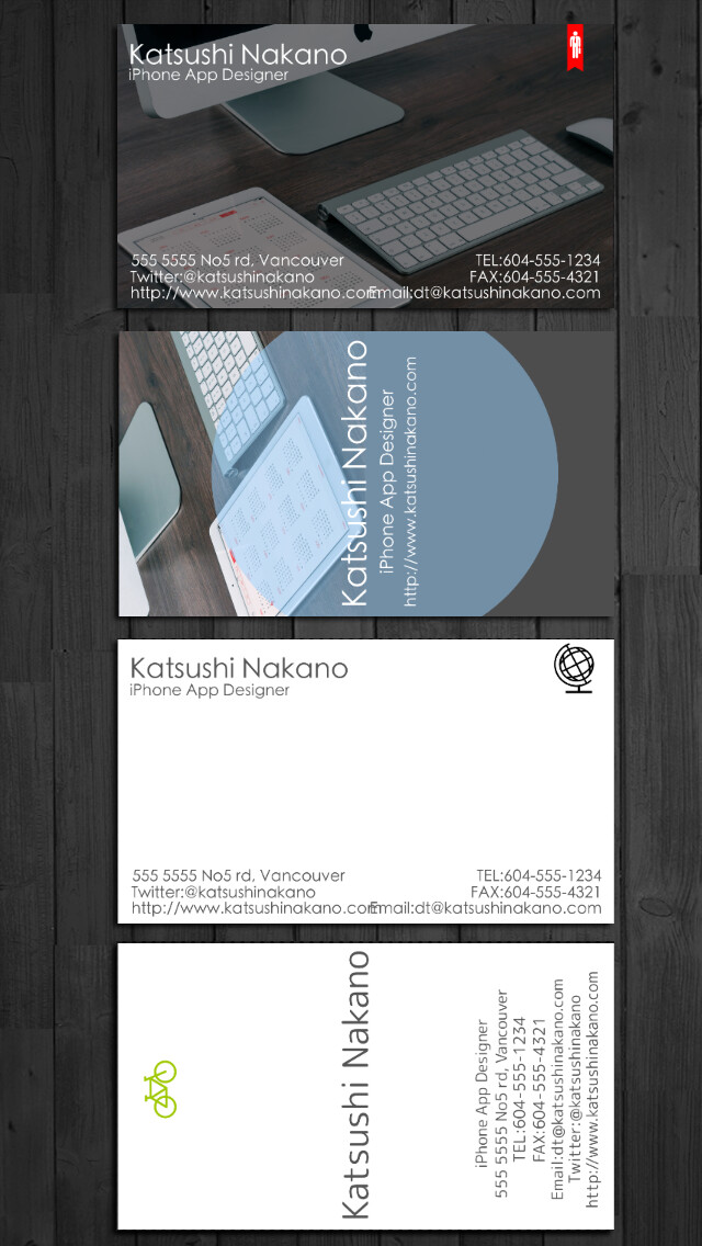 Emulate iPhone app BusinessCardDesigner - Business Card Maker with AirPrint using MyAndroid Emulate iPhone app BusinessCardDesigner - Business Card Maker with AirPrint using MyAndroid