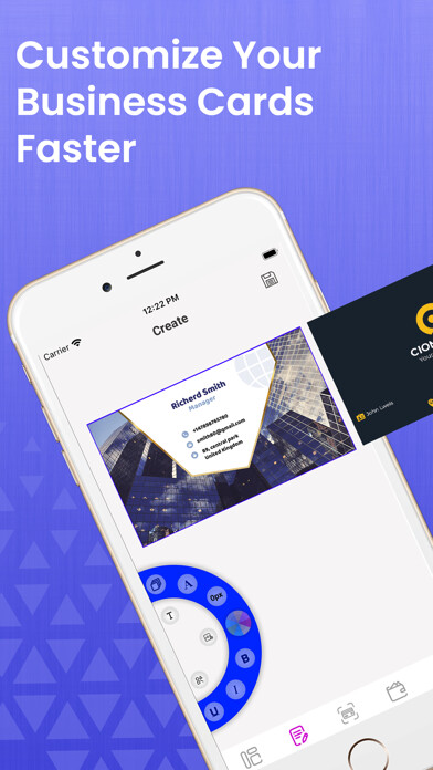 Emulate iPhone app Business Card Maker Templates using MyAndroid Emulate iPhone app Business Card Maker Templates using MyAndroid