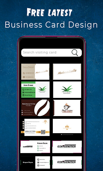 Run android online APK Business card maker with QR Co from MyAndroid or emulate Business card maker with QR Co using MyAndroid