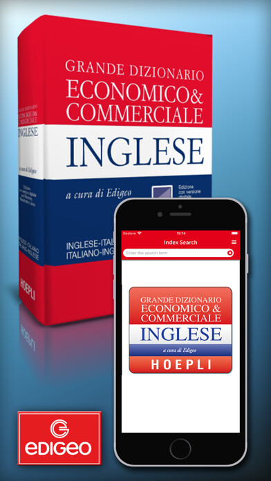 Emulate iPhone app Business Dictionary EN-IT using MyAndroid