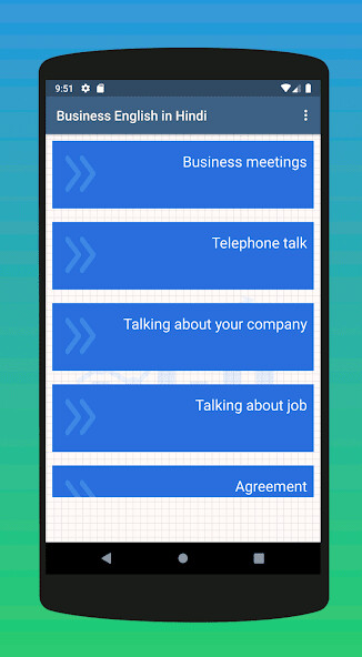 Run android online APK Business English in Hindi from MyAndroid or emulate Business English in Hindi using MyAndroid