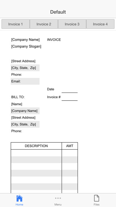 Emulate iPhone app Business Invoices using MyAndroid Emulate iPhone app Business Invoices using MyAndroid