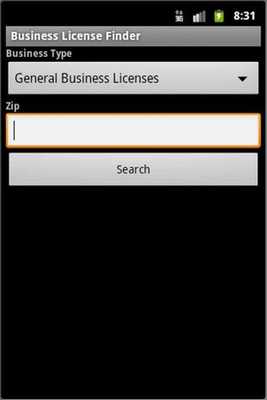 Emulate Android APK Business License Finder