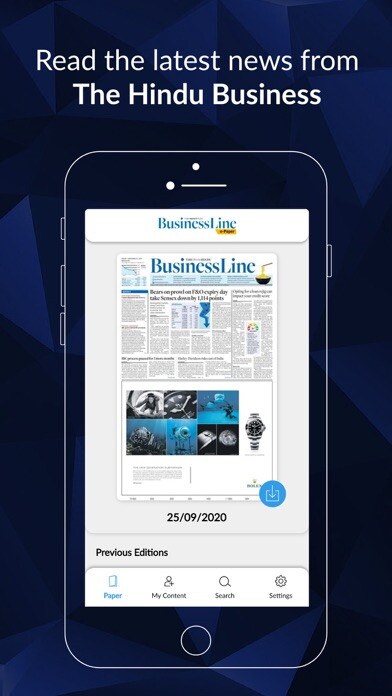 Emulate iPhone app BusinessLine ePaper using MyAndroid Emulate iPhone app BusinessLine ePaper using MyAndroid
