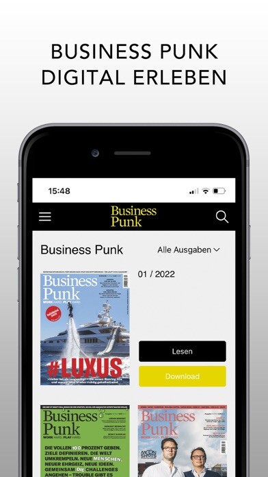 Emulate iPhone app Business Punk using MyAndroid