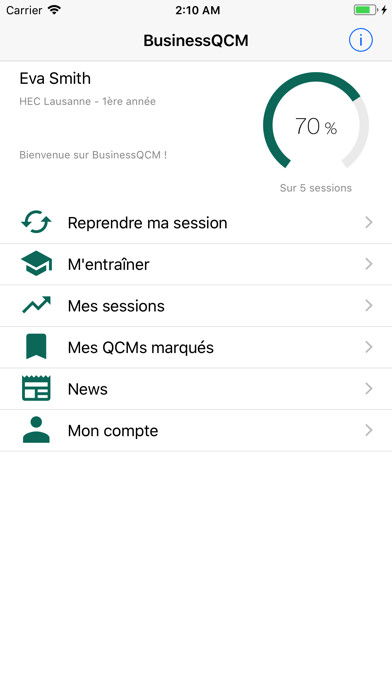 Emulate iPhone app BusinessQCM using MyAndroid Emulate iPhone app BusinessQCM using MyAndroid