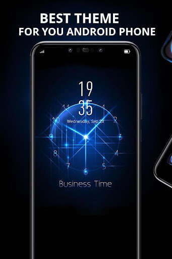 Run android online APK Business Time black tech clock cool theme from MyAndroid or emulate Business Time black tech clock cool theme using MyAndroid
