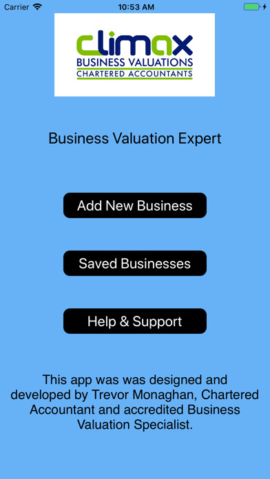 Emulate iPhone app Business Valuation Expert using MyAndroid Emulate iPhone app Business Valuation Expert using MyAndroid