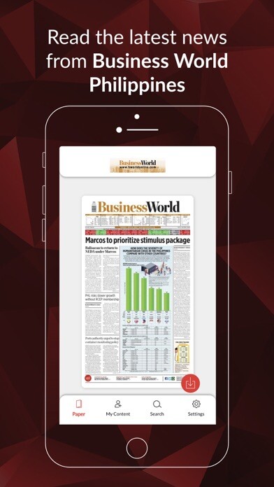 Emulate iPhone app BusinessWorld Philippines using MyAndroid Emulate iPhone app BusinessWorld Philippines using MyAndroid