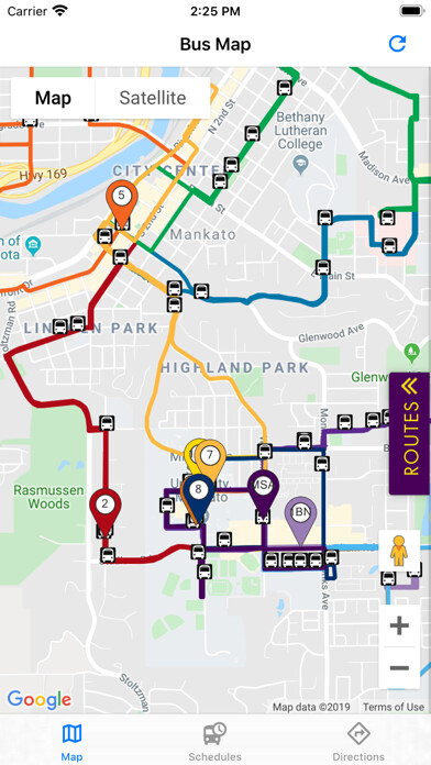 Emulate iPhone app Bus Mankato using MyAndroid Emulate iPhone app Bus Mankato using MyAndroid