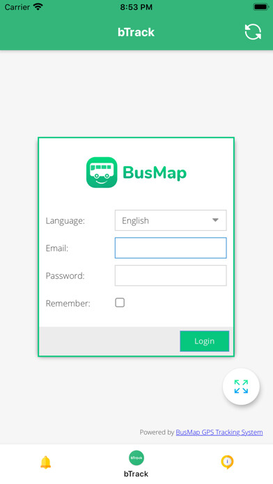 Emulate iPhone app BusMap - bTrack using MyAndroid