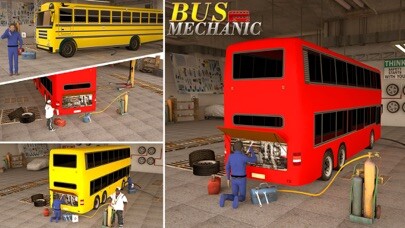 Emulate iPhone app Bus Mechanic Auto Repair Shop using MyAndroid