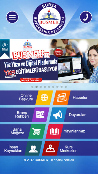 Run android online APK Busmek from MyAndroid or emulate Busmek using MyAndroid