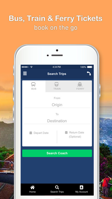 Emulate iPhone app BusOnlineTicket.com using MyAndroid
