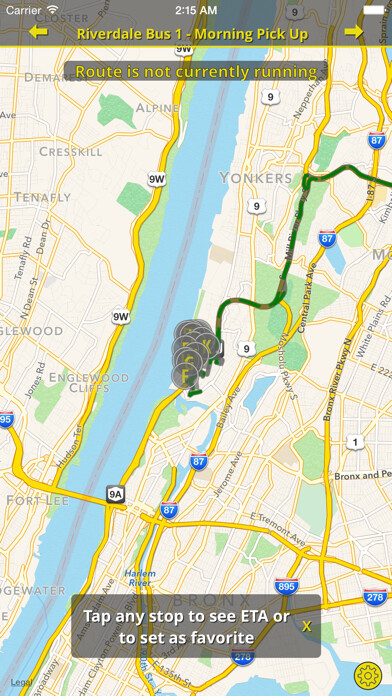 Emulate iPhone app BusWhere School Bus Tracking using MyAndroid