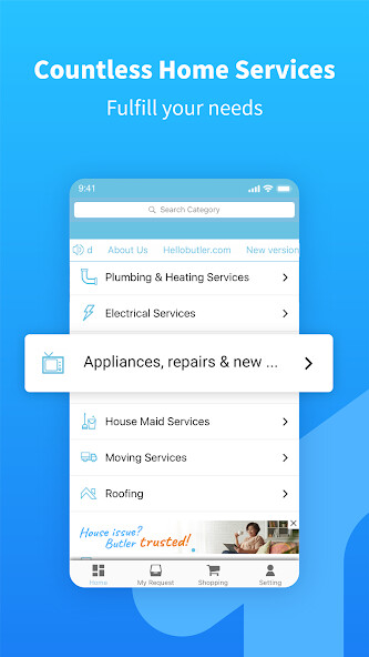 Emulate iPhone app Butler Customer using MyAndroid