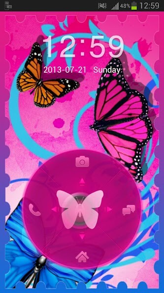Run android online APK Butterflies Theme GO Locker from MyAndroid or emulate Butterflies Theme GO Locker using MyAndroid