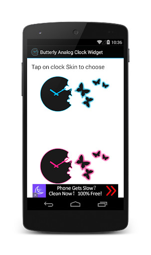 Run android online APK Butterfly Analog Clock Widget from MyAndroid or emulate Butterfly Analog Clock Widget using MyAndroid Run android online APK Butterfly Analog Clock Widget from MyAndroid or emulate Butterfly Analog Clock Widget using MyAndroid
