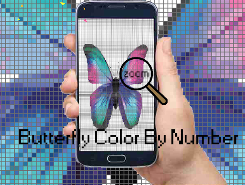 Run android online APK Butterfly Color Number Pixel from MyAndroid or emulate Butterfly Color Number Pixel using MyAndroid